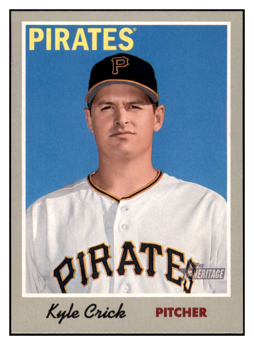 2019 Topps Heritage Kyle Crick    Pittsburgh Pirates #110 Baseball
  card   TMH1C simple Xclusive Collectibles   