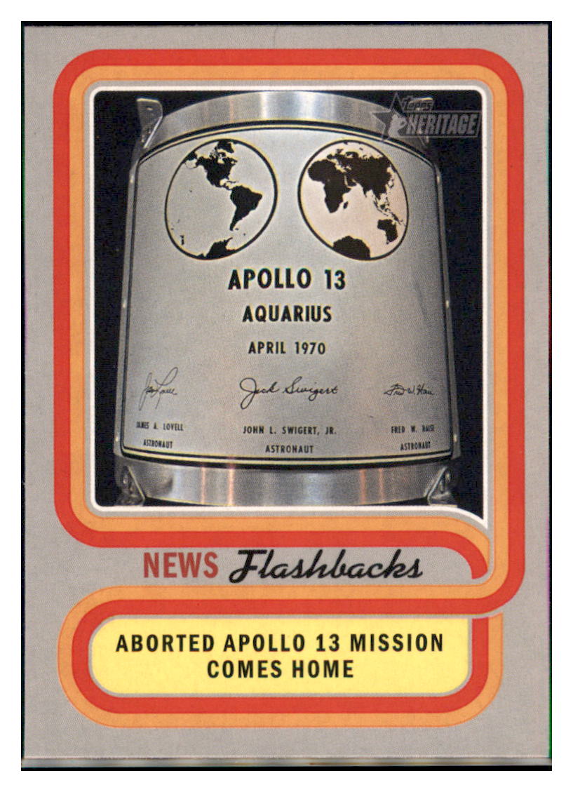 2019 Topps Heritage Apollo 13
  Mission     #NF-4 Baseball card   TMH1C simple Xclusive Collectibles   