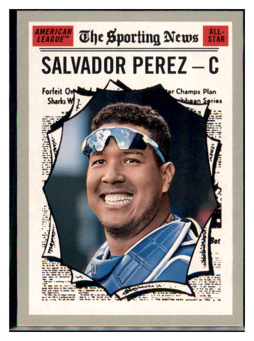 2019 Topps Heritage Salvador Perez    Kansas City Royals #351 Baseball card PSA
  ALL TMH1C simple Xclusive Collectibles   