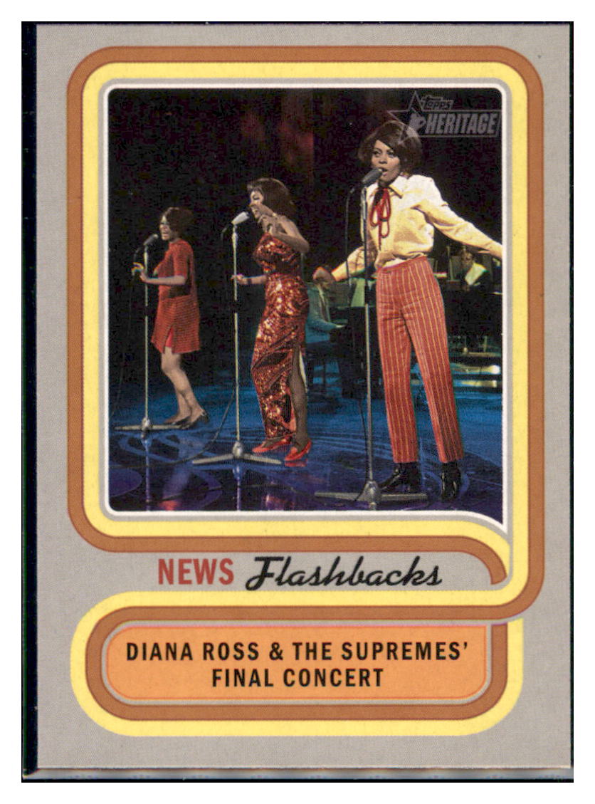 2019 Topps Heritage Diana Ross & The
  Supremes' Final Concert     #NF-15
  Baseball card   TMH1C simple Xclusive Collectibles   