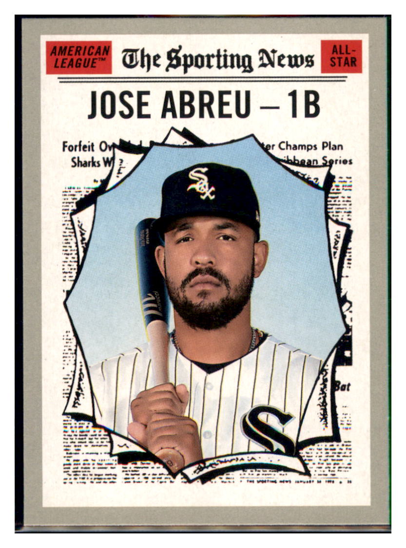 2019 Topps Heritage Jose Abreu    Chicago White Sox #352 Baseball card
  PSA  TMH1C simple Xclusive Collectibles   