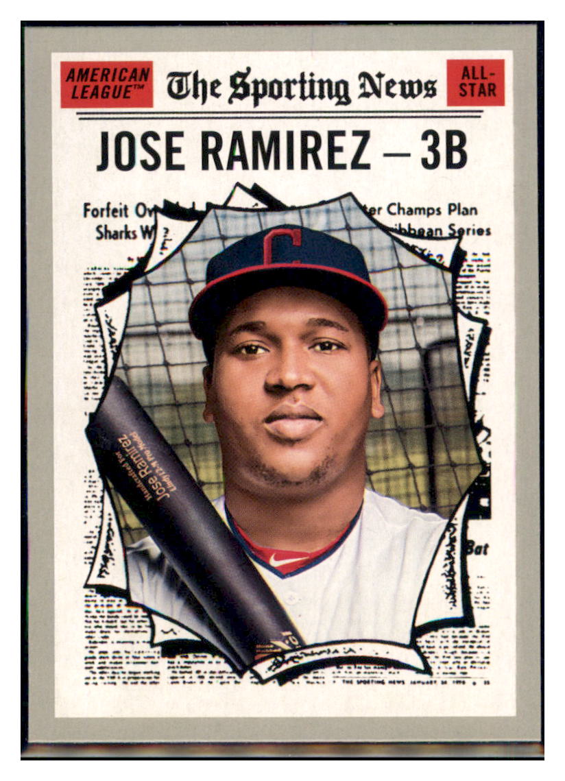2019 Topps Heritage Jose Ramirez    Cleveland Indians #355 Baseball card PSA
  ALL TMH1C simple Xclusive Collectibles   