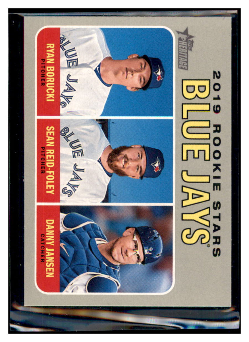  2019 HERITAGE #376 RYAN BORUCKI/DANNY JANSEN/SEAN REID-FOLEY RC BLUE  JAYS BASEBALL : Collectibles & Fine Art