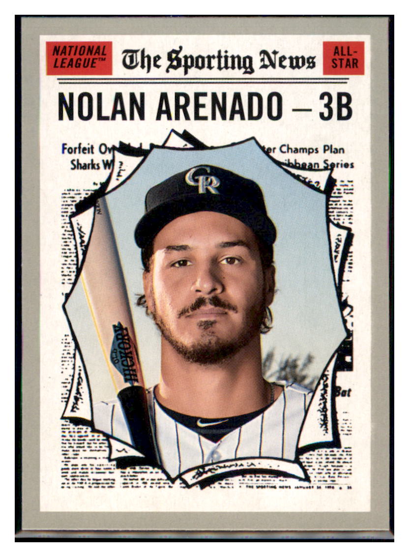2019 Topps Heritage Nolan Arenado Colorado Rockies #365 Baseball card Sporting News
  ALL TMH1C simple Xclusive Collectibles   