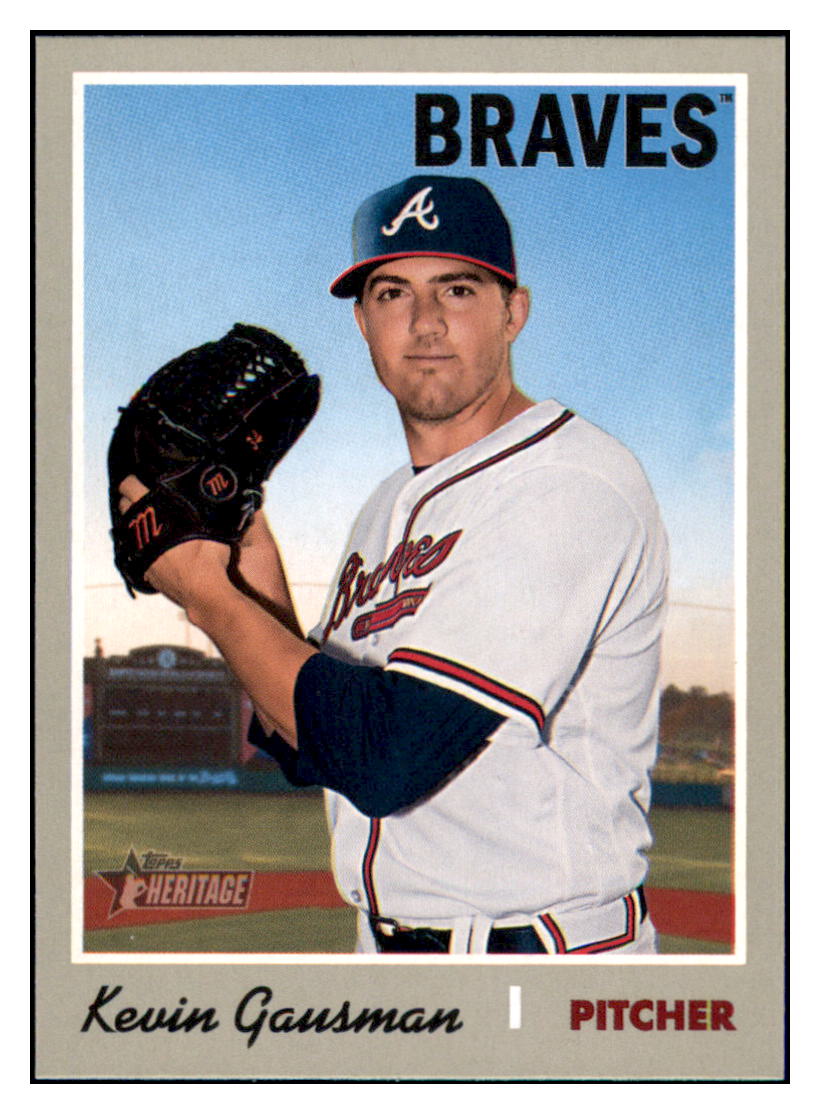 2019 Topps Heritage Kevin Gausman    Atlanta Braves #295 Baseball card   TMH1C simple Xclusive Collectibles   