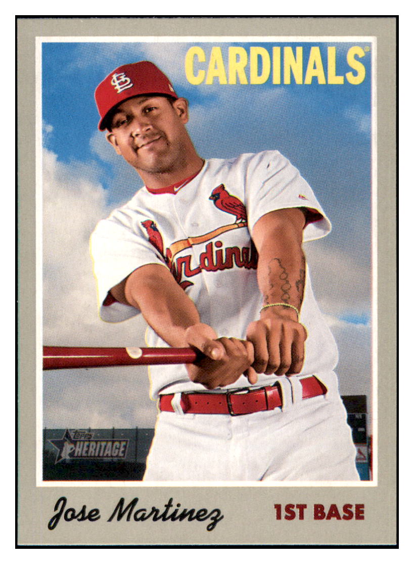 2019 Topps Heritage Jose Martinez    St. Louis Cardinals #40 Baseball
  card   TMH1C simple Xclusive Collectibles   