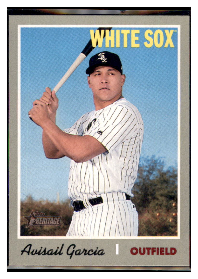 2019 Topps Heritage Avisail Garcia    Chicago White Sox #239 Baseball card    TMH1B simple Xclusive Collectibles   