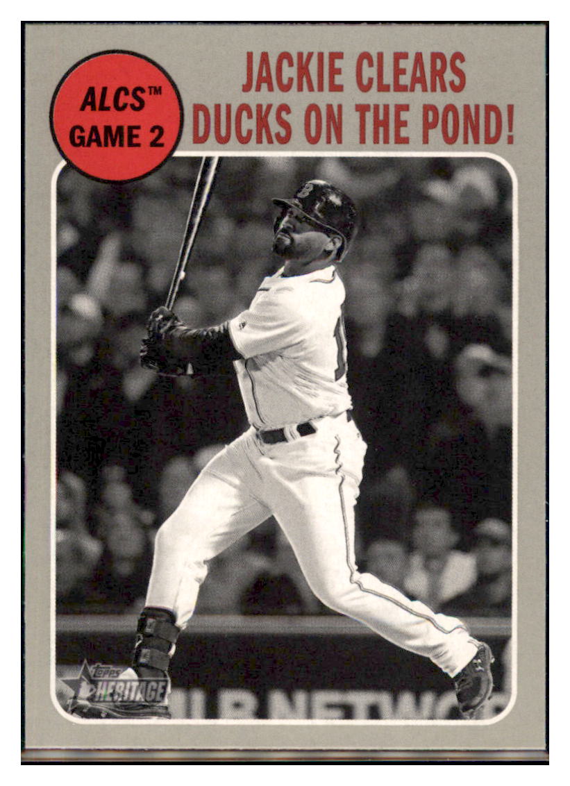 2019 Topps Heritage Jackie Clears Ducks
  on the Pond!    Boston Red Sox #199
  Baseball card    TMH1B simple Xclusive Collectibles   