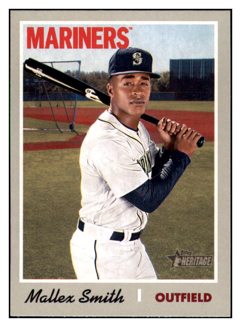 2019 Topps Heritage Mallex Smith    Seattle Mariners #150 Baseball card    TMH1B simple Xclusive Collectibles   