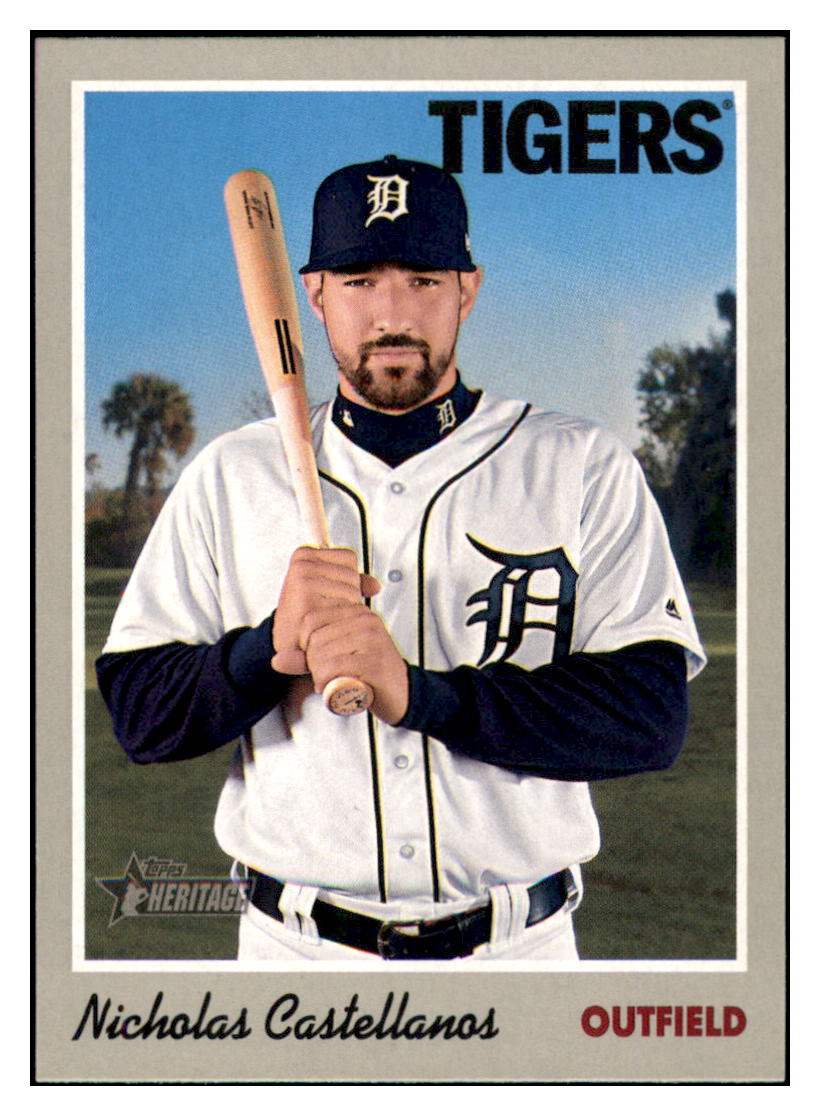 2019 Topps Heritage Nicholas
  Castellanos    Detroit Tigers #98
  Baseball card    TMH1B simple Xclusive Collectibles   