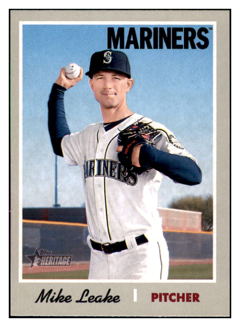 2019 Topps Heritage Mike Leake    Seattle Mariners #289 Baseball card    TMH1B_1a simple Xclusive Collectibles   