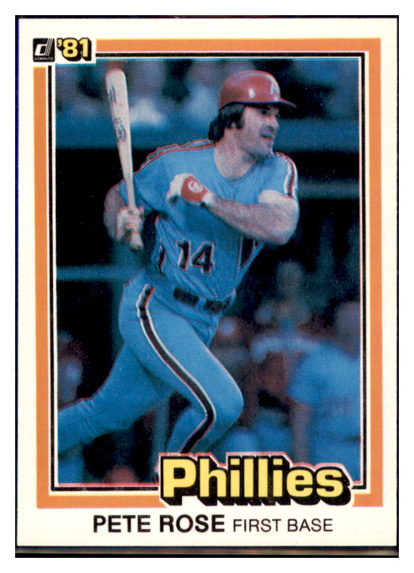 1981 Donruss Pete Rose Philadelphia Phillies #251 Baseball
  card   VSMP1IMB simple Xclusive Collectibles   