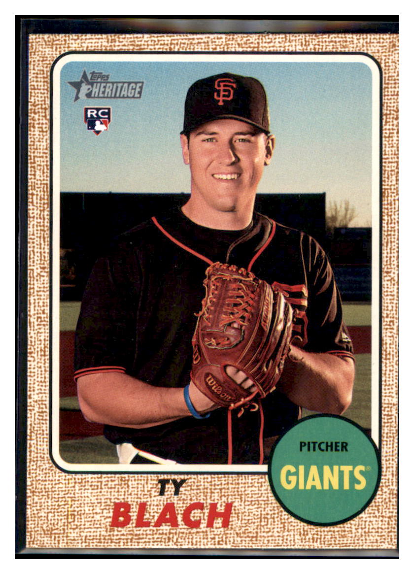 2017 Topps Heritage Ty Blach    San Francisco Giants #659 Baseball
  card   VSMP1IMB simple Xclusive Collectibles   