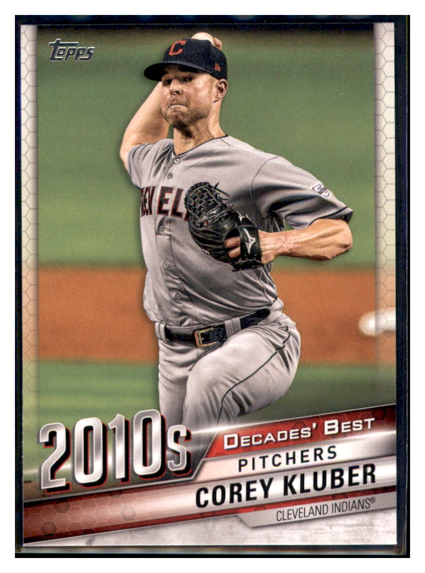 2020 Topps Corey Kluber    Cleveland Indians #DB-99 Baseball
  card   VSMP1IMB simple Xclusive Collectibles   