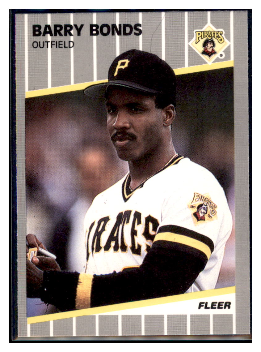 1989 Fleer Barry Bonds Pittsburgh Pirates #202 Baseball
  card   VSMP1IMB simple Xclusive Collectibles   