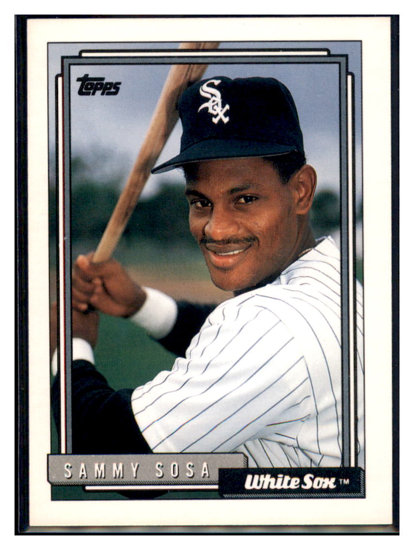 1992 Topps Sammy Sosa Chicago White Sox #94 Baseball card   VSMP1IMB simple Xclusive Collectibles   
