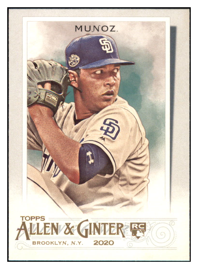 2020 Topps Allen & Ginter Andres
  Munoz    San Diego Padres #300 Baseball
  card   VSMP1IMB simple Xclusive Collectibles   