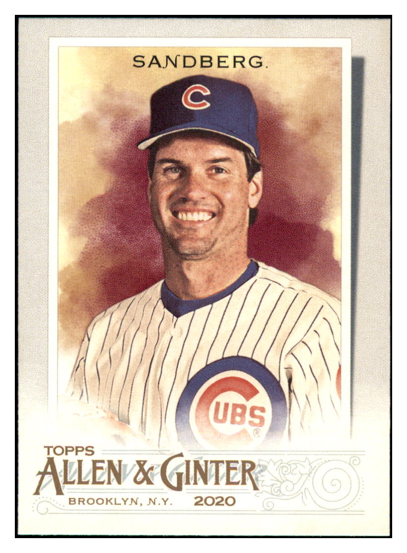 2020 Topps Allen & Ginter Chrome Ryne
  Sandberg    Chicago Cubs #149 Baseball
  card   VSMP1IMB simple Xclusive Collectibles   