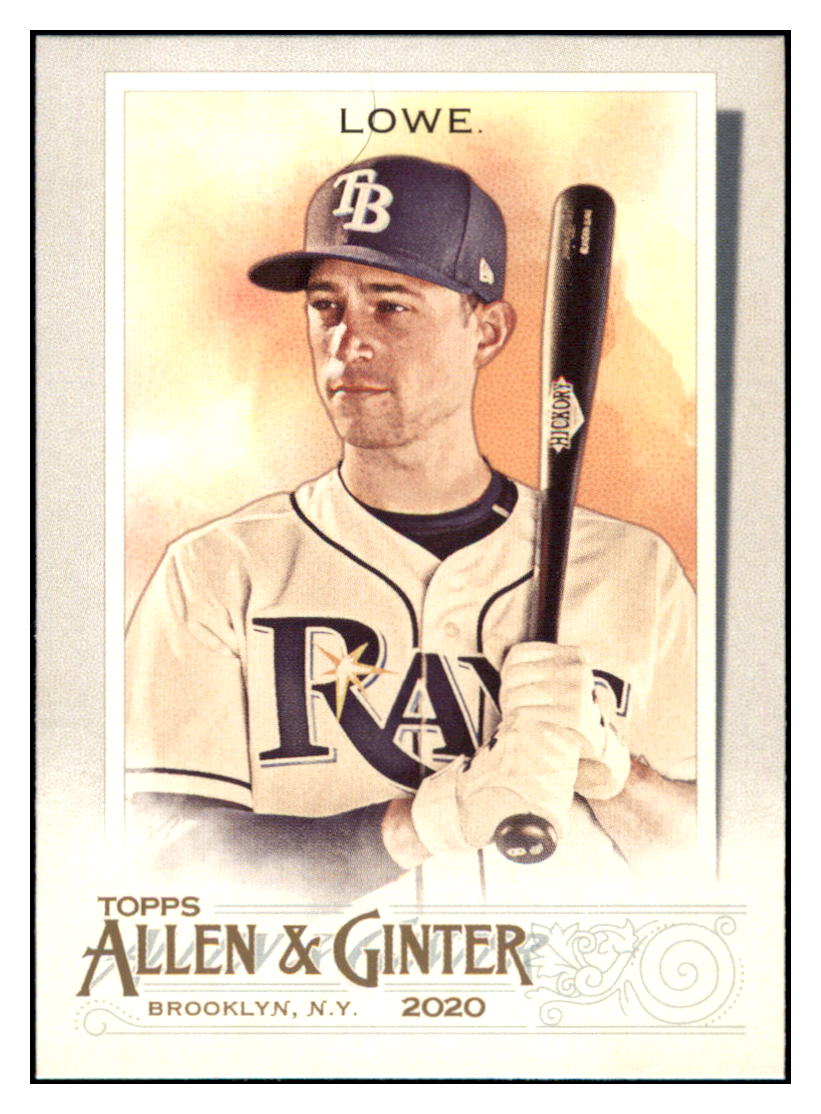 2020 Topps Allen & Ginter Brandon
  Lowe    Tampa Bay Rays #189 Baseball
  card   VSMP1IMB simple Xclusive Collectibles   