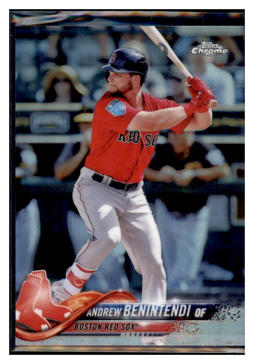 2018 Topps Chrome Andrew Benintendi    Boston Red Sox #151 Baseball card   VSMP1IMB simple Xclusive Collectibles   
