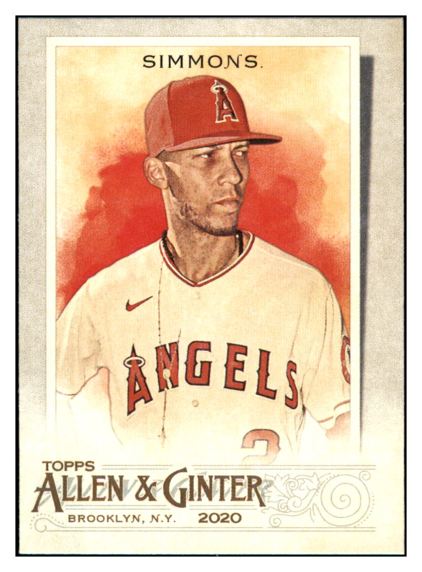 2020 Topps Allen & Ginter Andrelton
  Simmons    Los Angeles Angels #218
  Baseball card   VSMP1IMB simple Xclusive Collectibles   