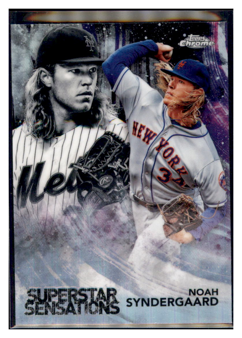 2018 Topps Chrome Noah Syndergaard Superstar Sensations  New York Mets #SS-14 Baseball card   VSMP1IMB simple Xclusive Collectibles   