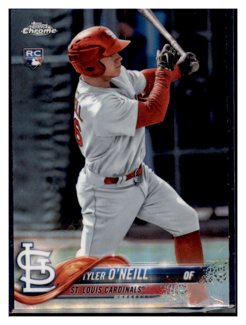 2018 Topps Chrome Tyler O'Neill St. Louis Cardinals #35 Baseball
  card   VSMP1IMB simple Xclusive Collectibles   