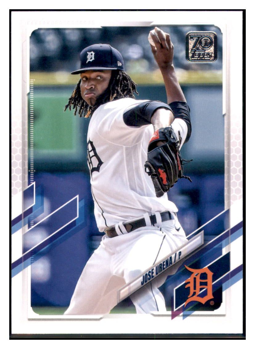 2021 Topps Update Jose Urena    Detroit Tigers #US9 Baseball card   BMB1A simple Xclusive Collectibles   