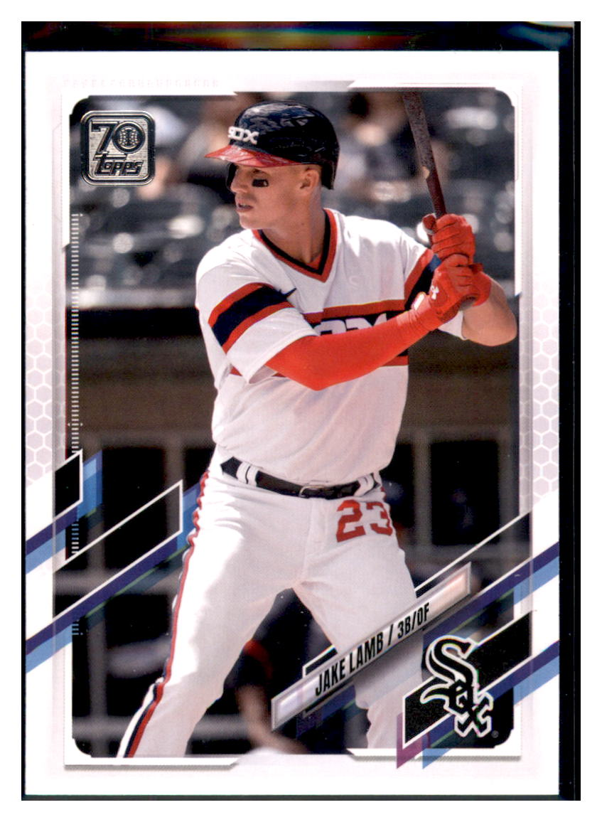 2021 Topps Update Jake Lamb    Chicago White Sox #US255 Baseball
  card   BMB1A simple Xclusive Collectibles   