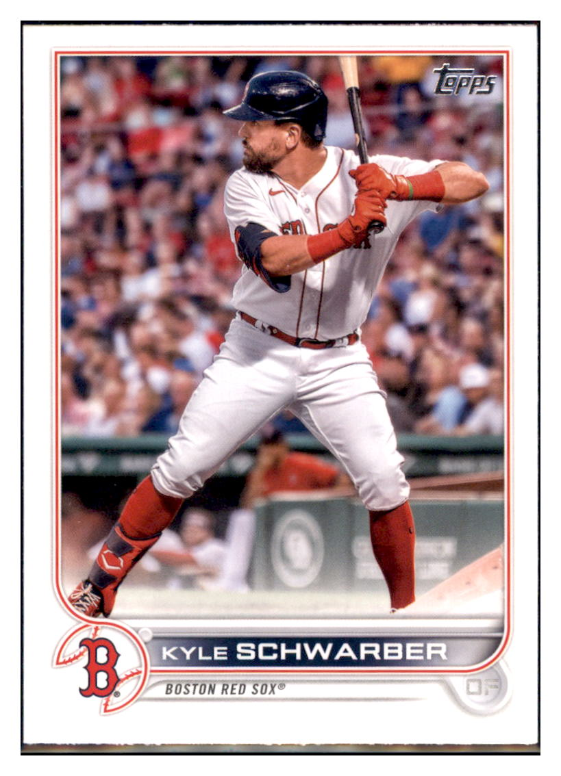 2022 Topps Kyle Schwarber Boston Red Sox #216 Baseball card   BMB1B simple Xclusive Collectibles   