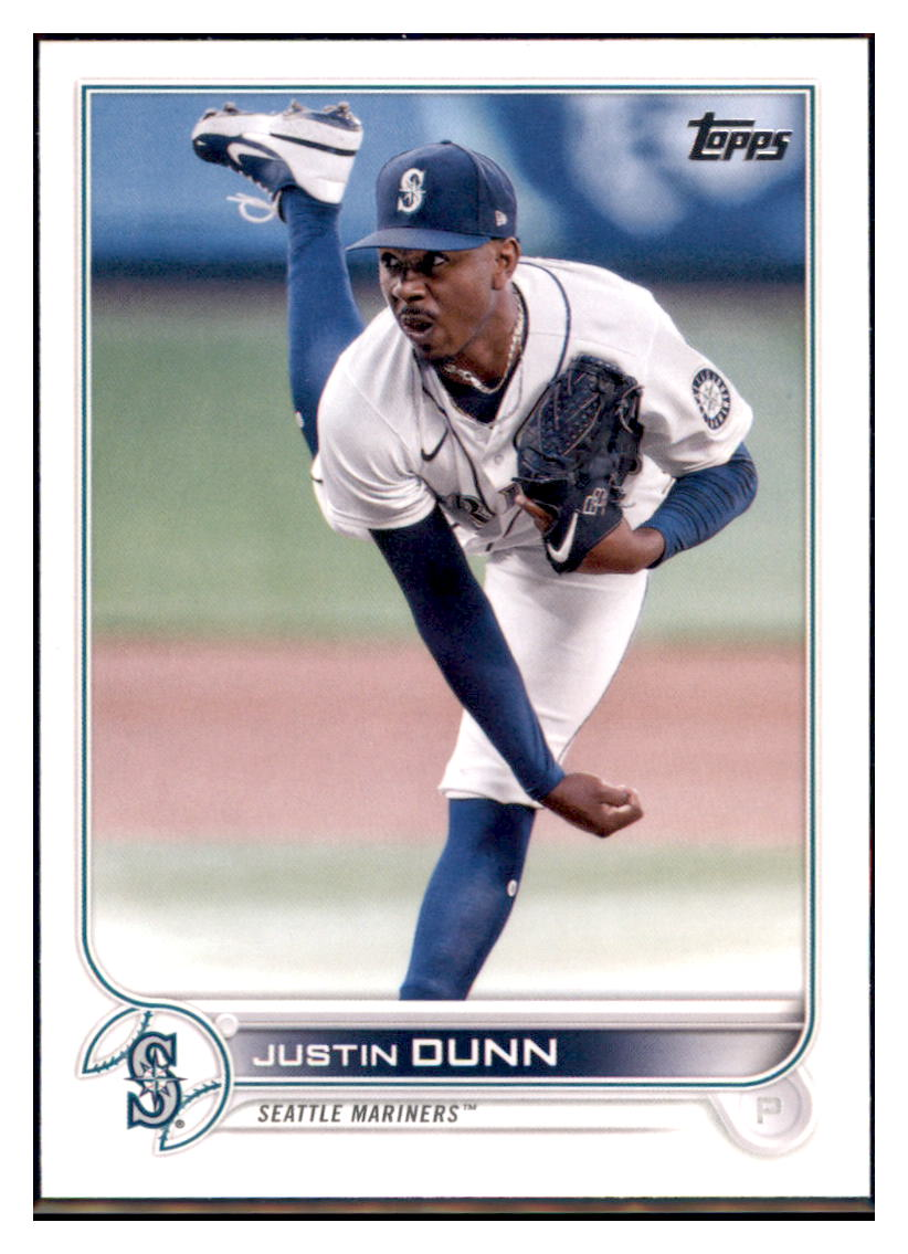 2022 Topps 1st Edition Justin Dunn    Seattle Mariners #185 Baseball card   BMB1B simple Xclusive Collectibles   