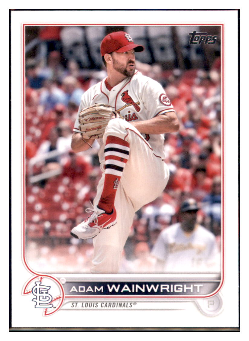 2022 Topps Adam Wainwright    St. Louis Cardinals #34 Baseball
  card   BMB1B simple Xclusive Collectibles   