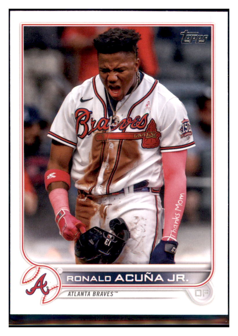 2022 Topps Ronald AcuÃ±a Jr.    Atlanta Braves #200 Baseball card   BMB1B simple Xclusive Collectibles   