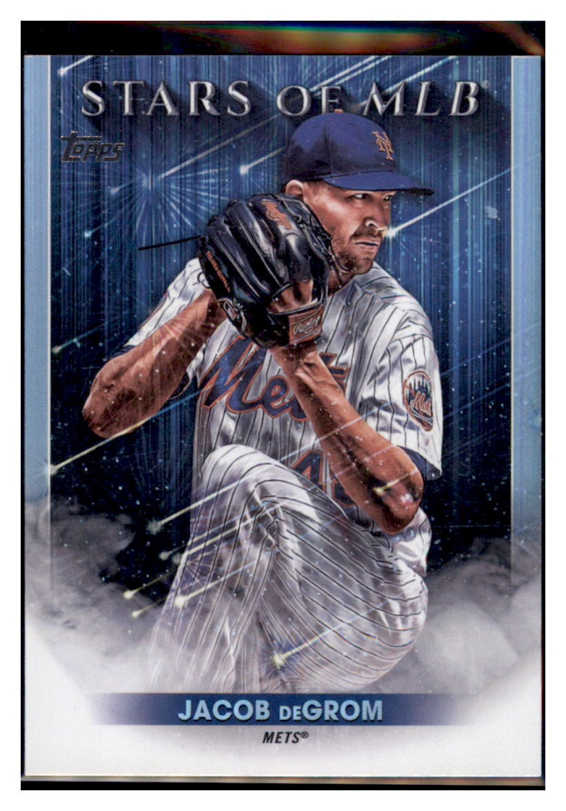 2022 Topps Jacob deGrom Stars of the MLB New York Mets #SMLBC-13 Baseball
  card   BMB1B simple Xclusive Collectibles   
