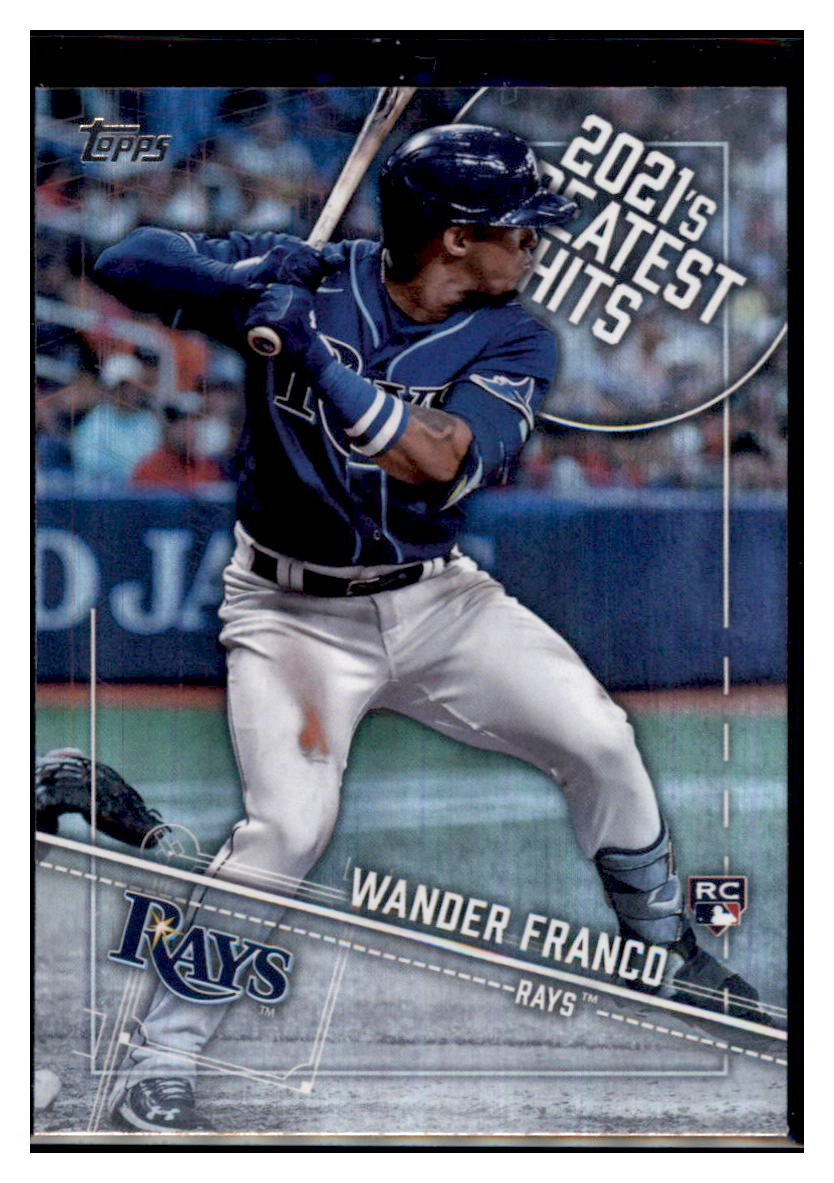 2022 Topps Wander Franco Tampa Bay Rays 2021's Greatest  #21GH-5 Baseball card   BMB1B simple Xclusive Collectibles   