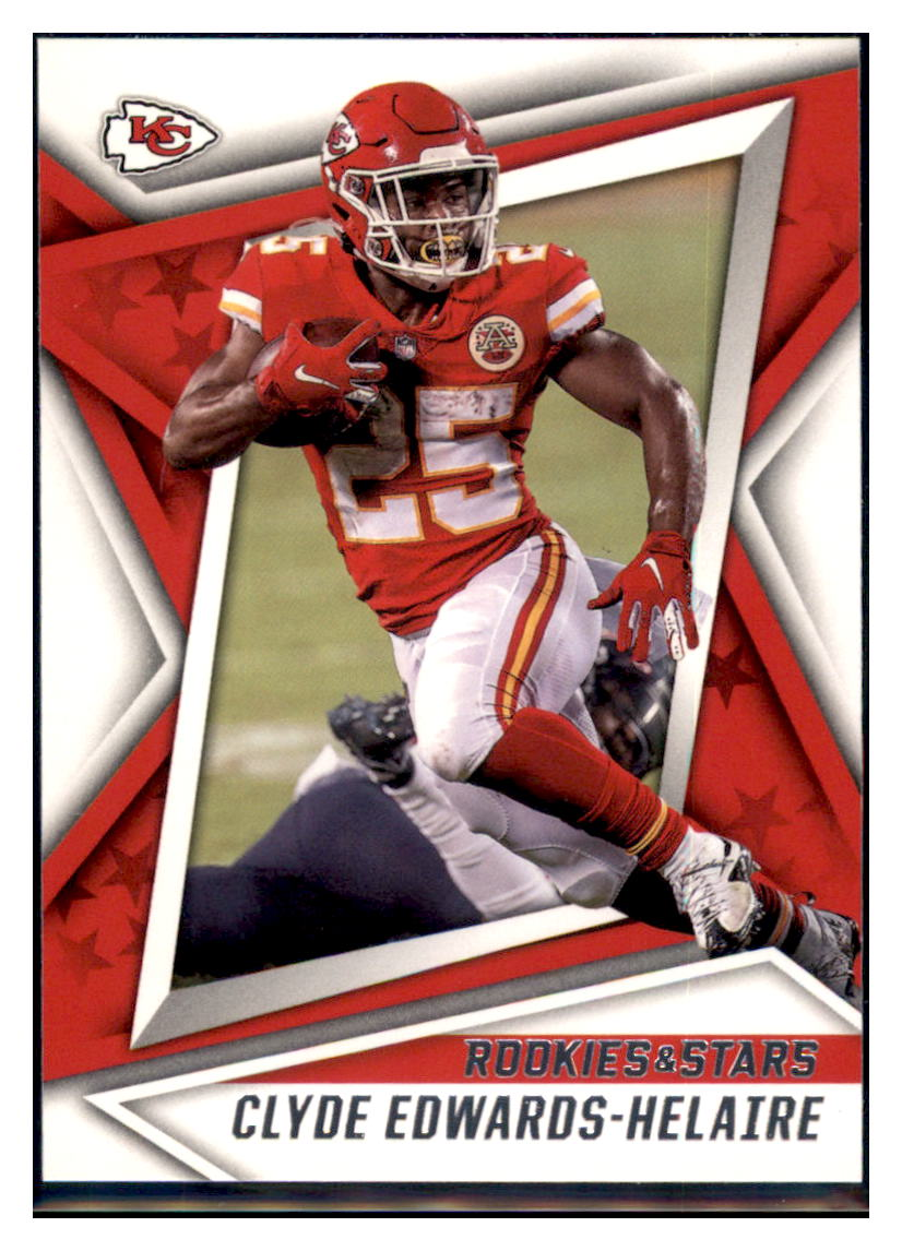 2021 Panini Rookies &amp; Stars Clyde Edwards-Helaire Kansas City Chiefs
  #70 Football card   BMB1B simple Xclusive Collectibles   