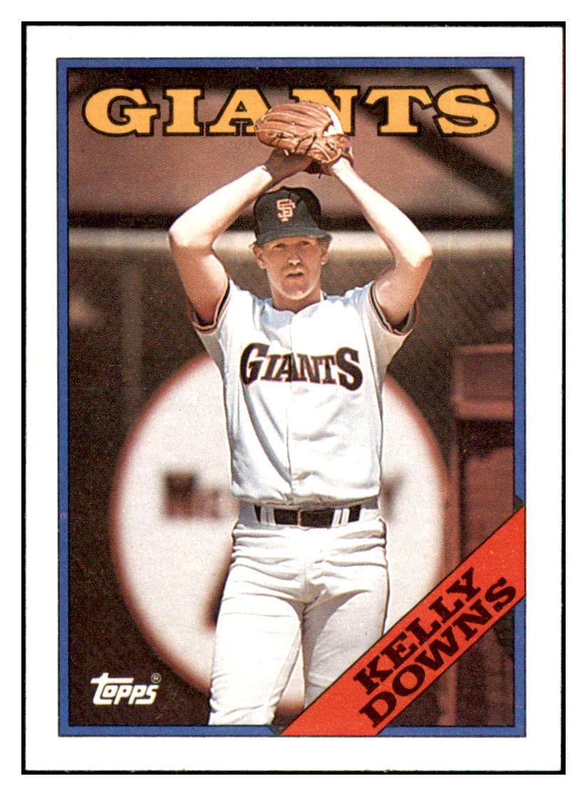 1988 Topps Kelly Downs San Francisco Giants #629 Baseball
  card   BMB1B simple Xclusive Collectibles   