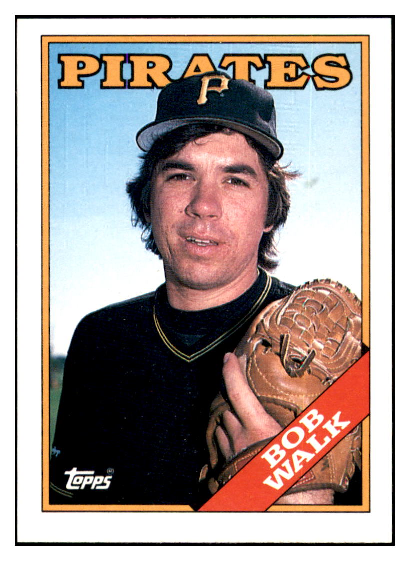 1988 Topps Bob Walk Pittsburgh Pirates #349 Baseball
  card   BMB1B simple Xclusive Collectibles   