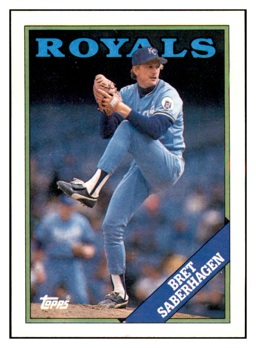 1988 Topps Bret Saberhagen Kansas City Royals #540 Baseball
  card   BMB1B simple Xclusive Collectibles   