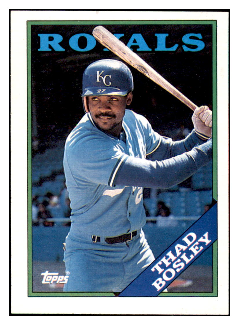 1988 Topps Thad Bosley Kansas City Royals #247 Baseball
  card   BMB1B simple Xclusive Collectibles   