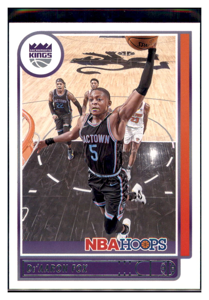 2021 Hoops De'Aaron Fox Sacramento Kings #88 Basketball card   BMB1B simple Xclusive Collectibles   