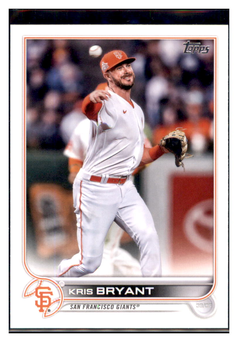 2022 Topps Kris Bryant    San Francisco Giants #86 Baseball
  card   BMB1C simple Xclusive Collectibles   