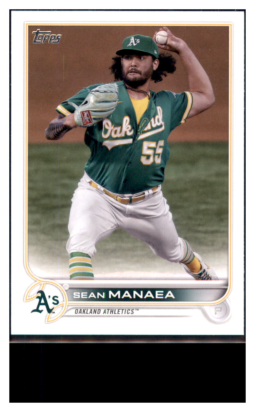 2022 Topps Sean Manaea    Oakland Athletics #281 Baseball card   BMB1C simple Xclusive Collectibles   