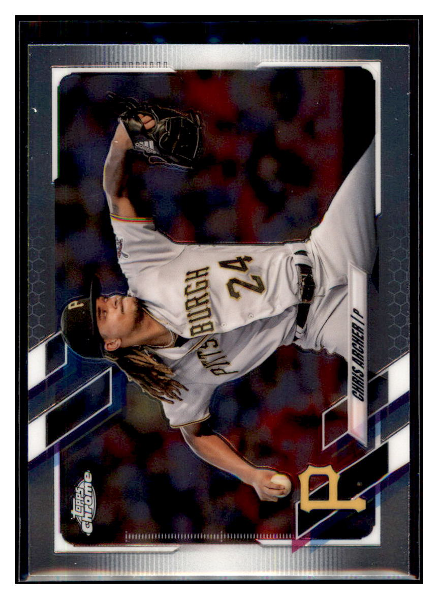 2021 Topps Chrome Chris Archer    Pittsburgh Pirates #188 Baseball
  card   BMB1C_1b simple Xclusive Collectibles   
