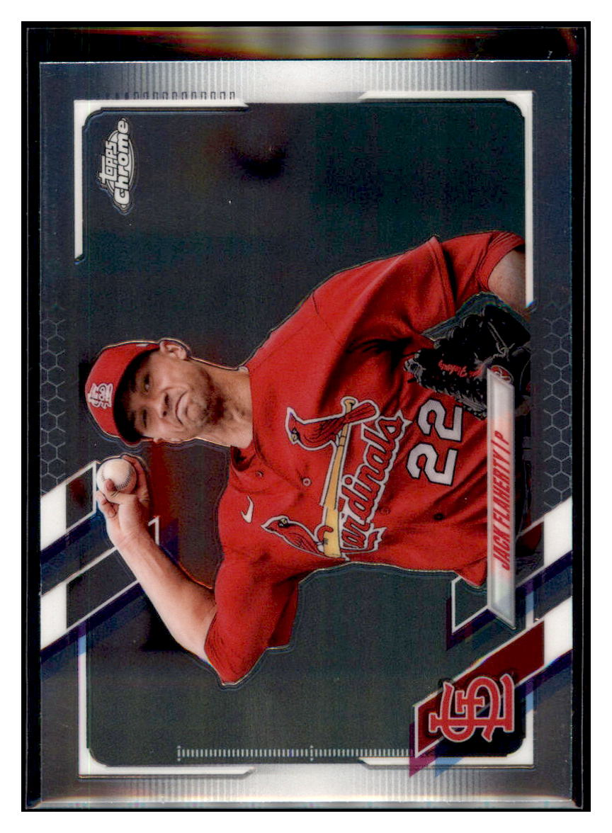 2021 Topps Chrome Jack Flaherty    St. Louis Cardinals #70 Baseball
  card   BMB1C simple Xclusive Collectibles   
