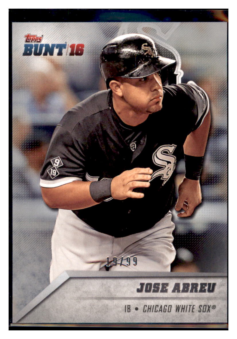 2016 Topps Bunt Jose Abreu #'d/99 Chicago White Sox #58 Baseball card   BMB1C simple Xclusive Collectibles   