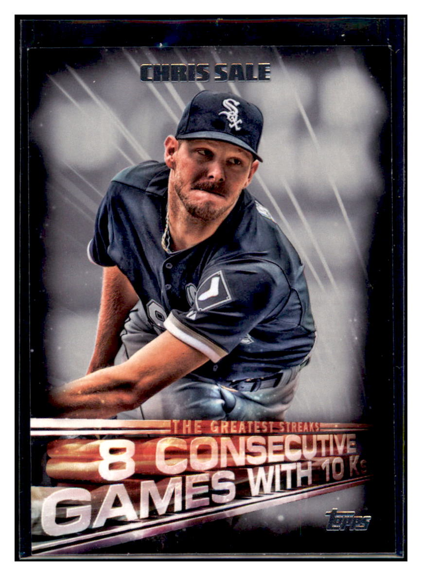 2016 Topps Chris Sale Chicago White Sox #GS-06 Baseball
  card   CBT1A simple Xclusive Collectibles   