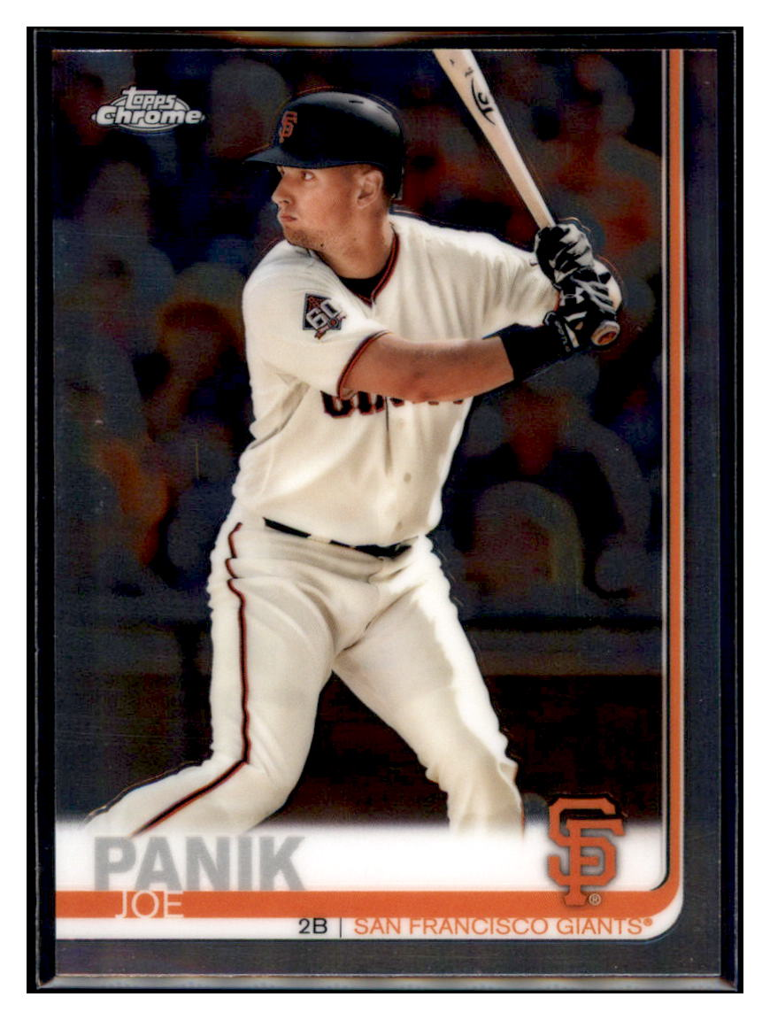 2019 Topps Chrome Joe Panik    San Francisco Giants #14 Baseball
  card   CBT1A simple Xclusive Collectibles   
