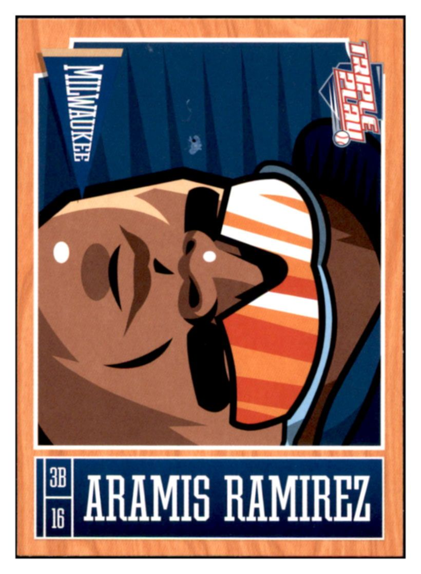 2013 Panini Triple Play Aramis
  Ramirez    Milwaukee Brewers #49
  Baseball card   CBT1A_1a simple Xclusive Collectibles   