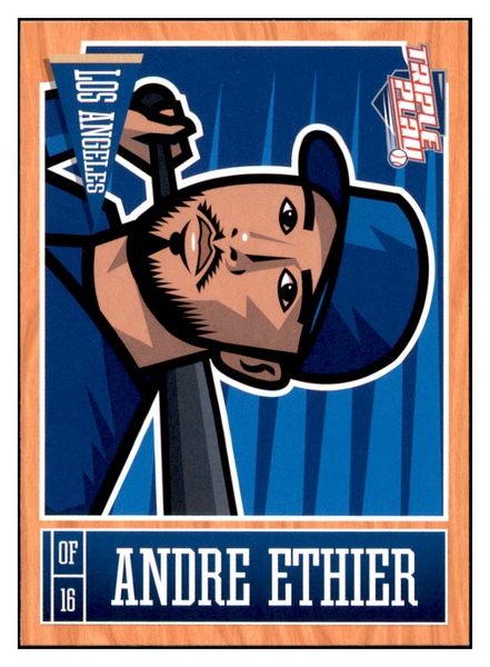 ANDRE ETHIER,TEAM ISSUED 4" x 6" PHOTO CARD, LOS ANGELES DODGERS  STAR ! NICE !